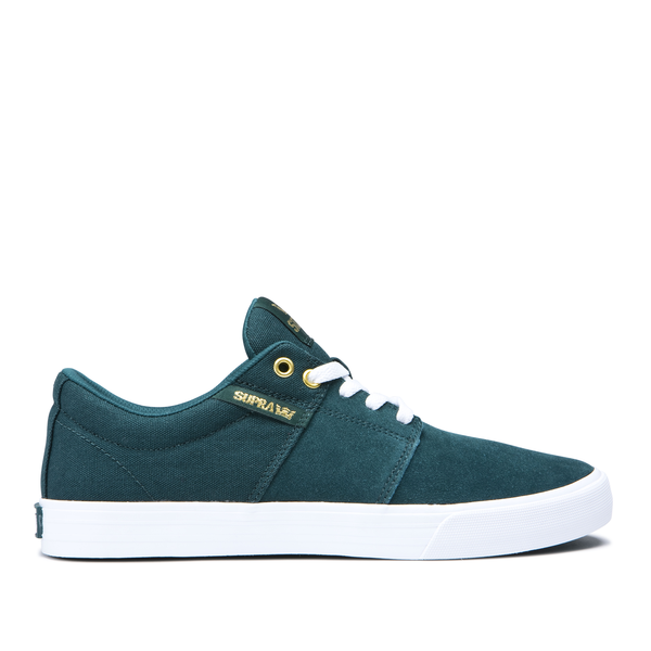 Nuevos Tenis Supra Mexico Supra STACKS II VULC Verde Blancas Supra Bajos Para Hombre